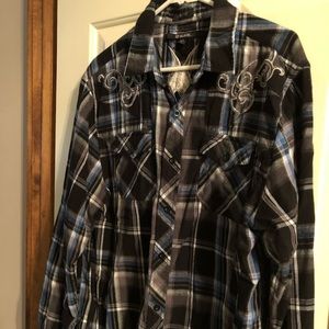 CJ Black Men’s Shirt Slim Fit  Size XL